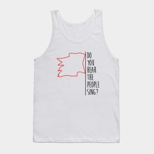 Do You Hear The People Sing? - Red Flag Tank Top